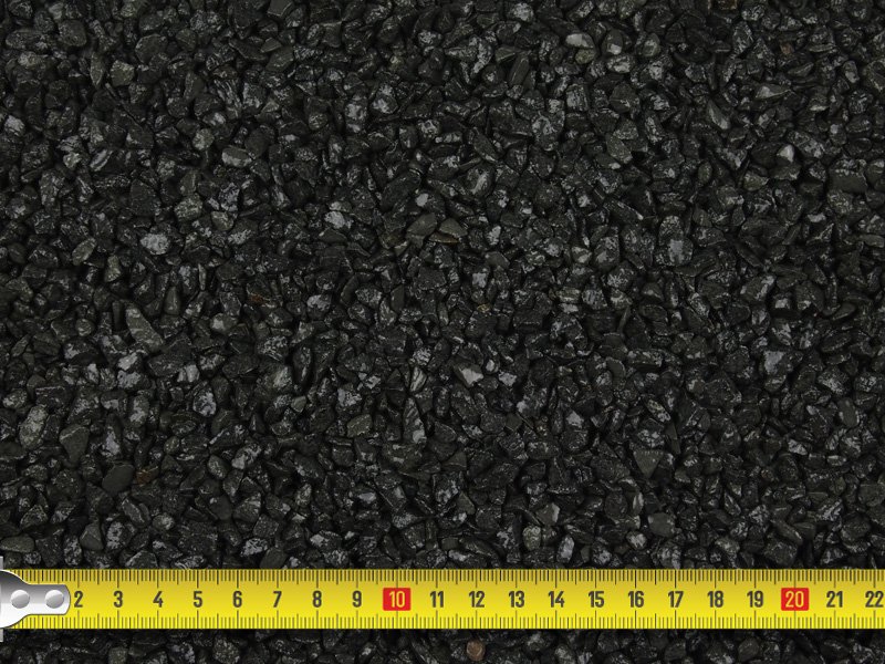 Charcoal resin aggregate blend
