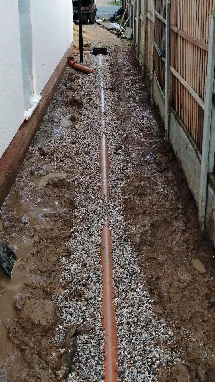 Driveway groundworks and drainage in Essex by Andy Harragan & Sons
