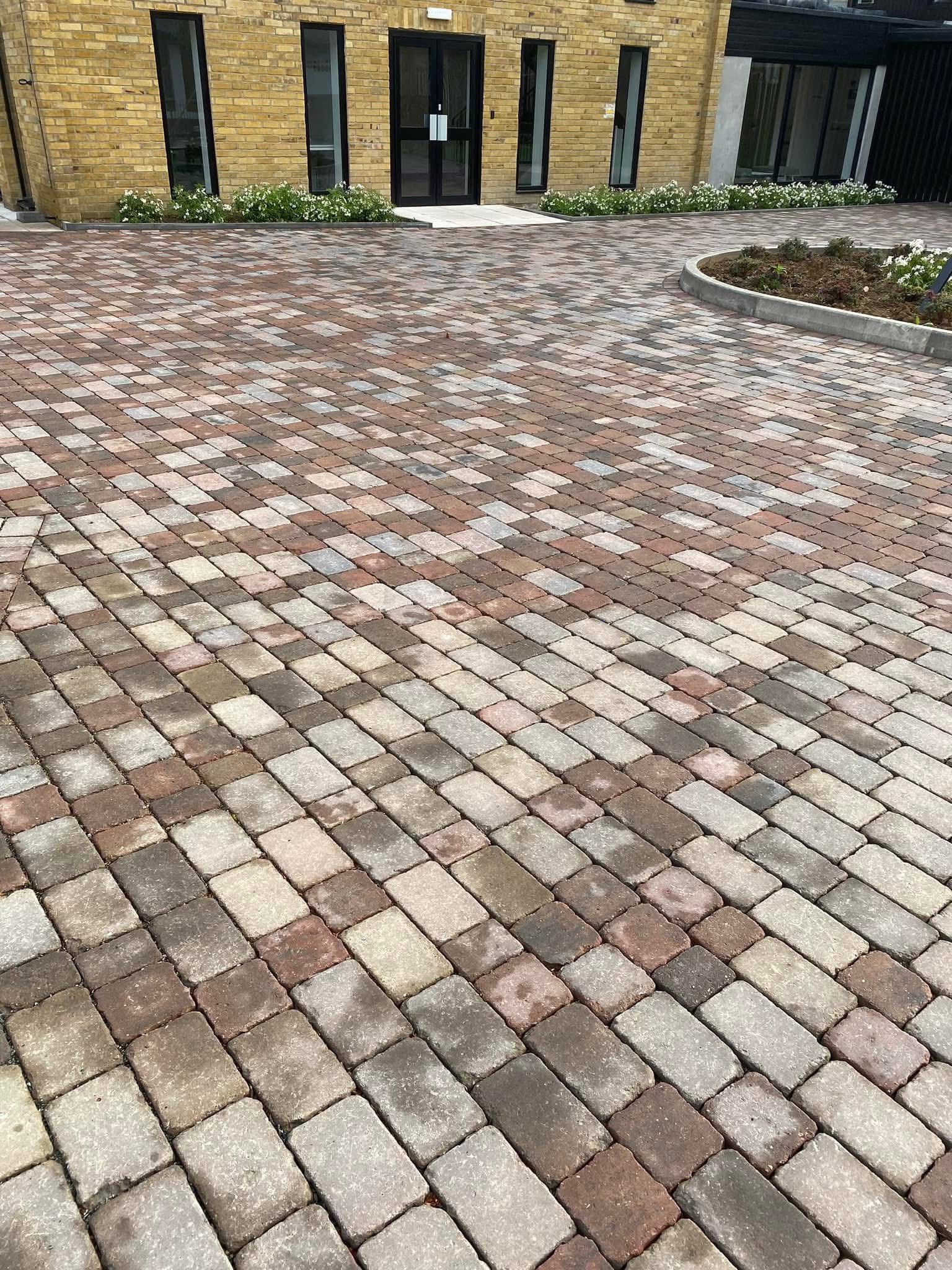 Block paving driveway installed in Essex by Andy Harragan & Sons