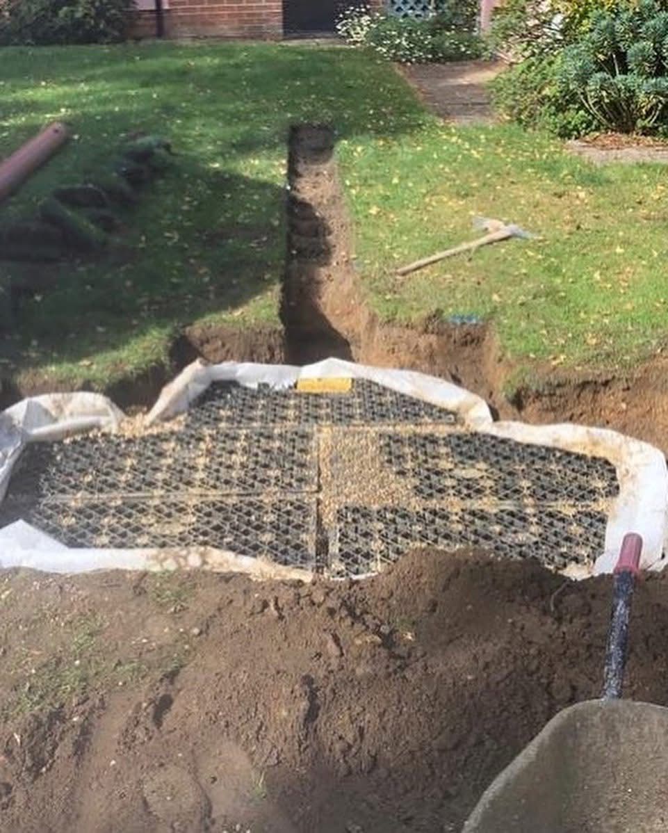 Driveway groundworks and drainage in Essex by Andy Harragan & Sons