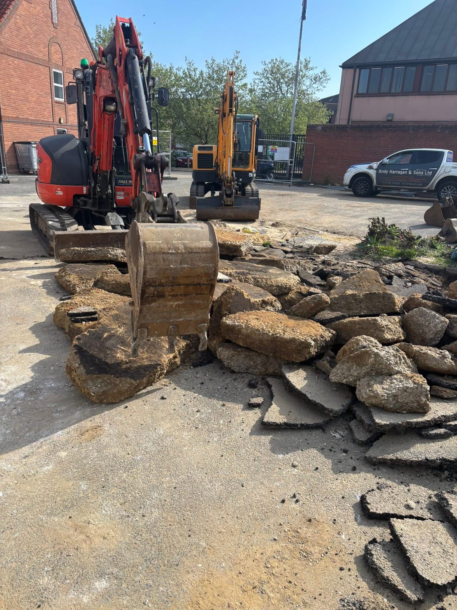 Driveway groundworks and drainage in Essex by Andy Harragan & Sons
