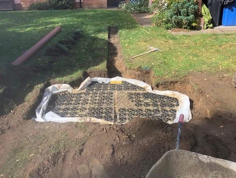 Driveway groundworks and drainage in Essex by Andy Harragan & Sons