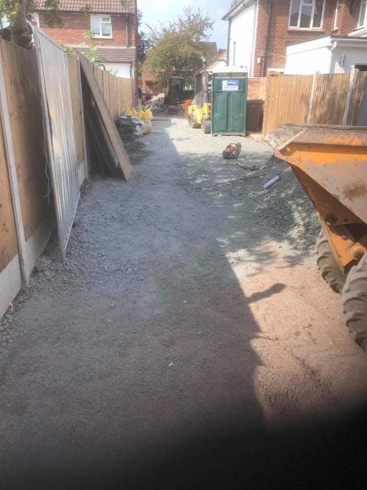 Driveway groundworks and drainage in Essex by Andy Harragan & Sons