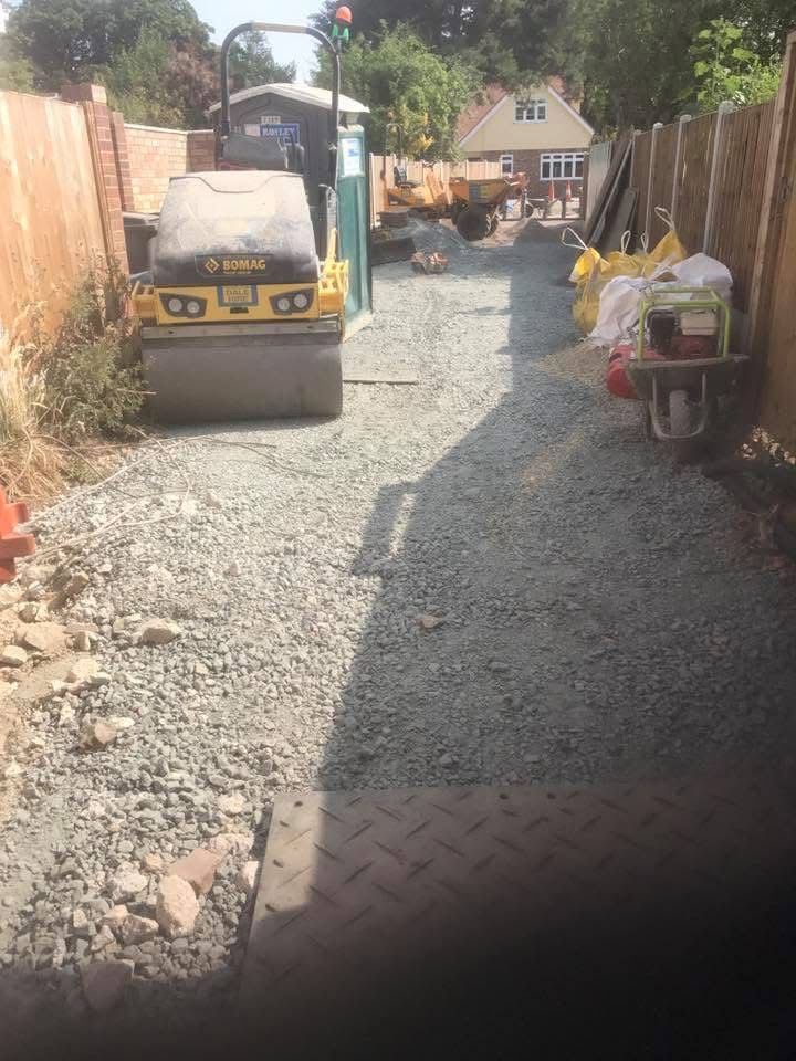 Driveway groundworks and drainage in Essex by Andy Harragan & Sons