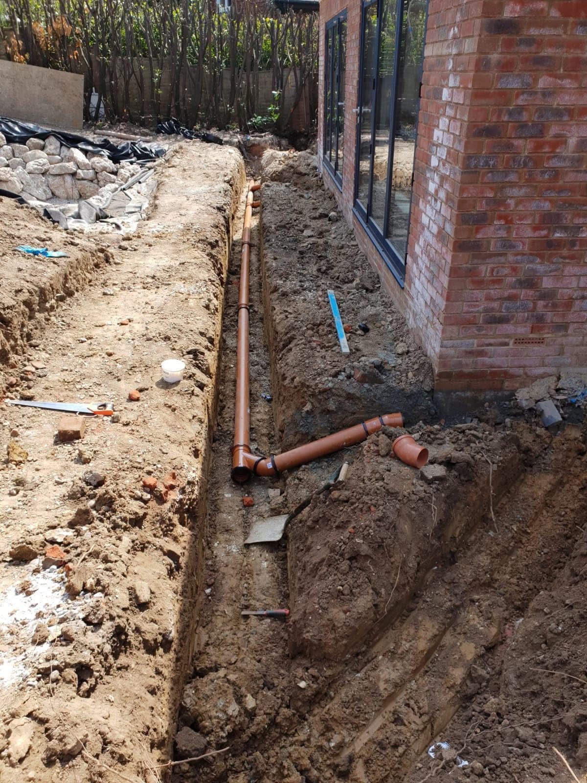 Driveway groundworks and drainage in Essex by Andy Harragan & Sons