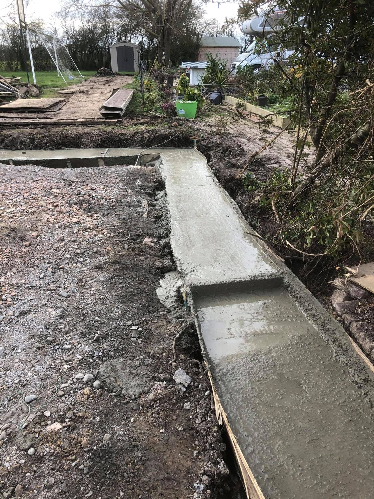 Driveway groundworks and drainage in Essex by Andy Harragan & Sons