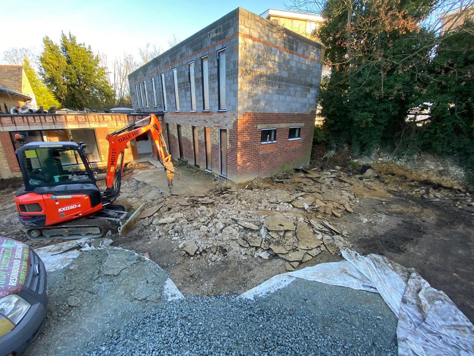 Driveway groundworks and drainage in Essex by Andy Harragan & Sons