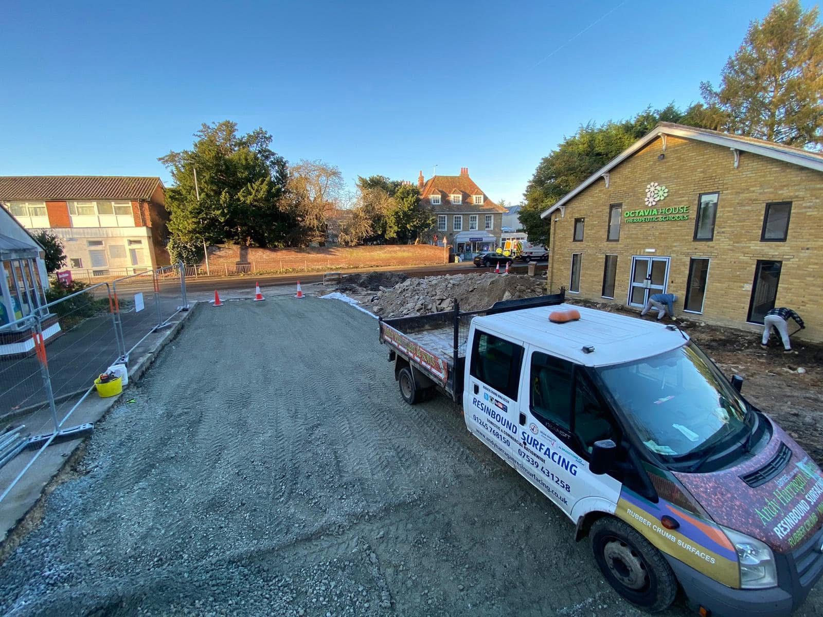 Driveway groundworks and drainage in Essex by Andy Harragan & Sons