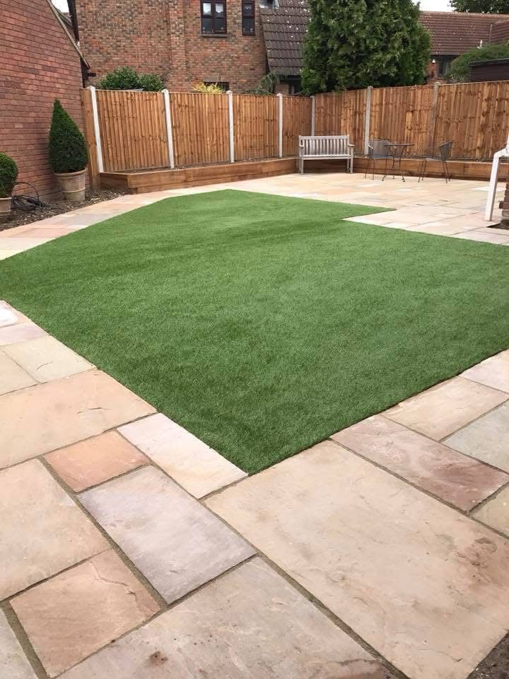 Garden landscaping project in Essex by Andy Harragan & Sons