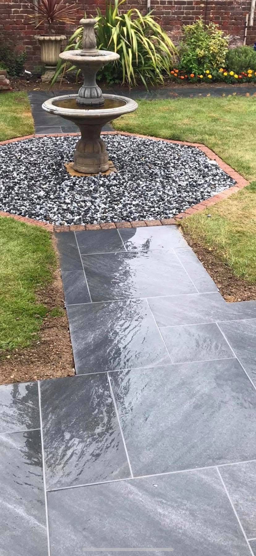 Garden landscaping project in Essex by Andy Harragan & Sons
