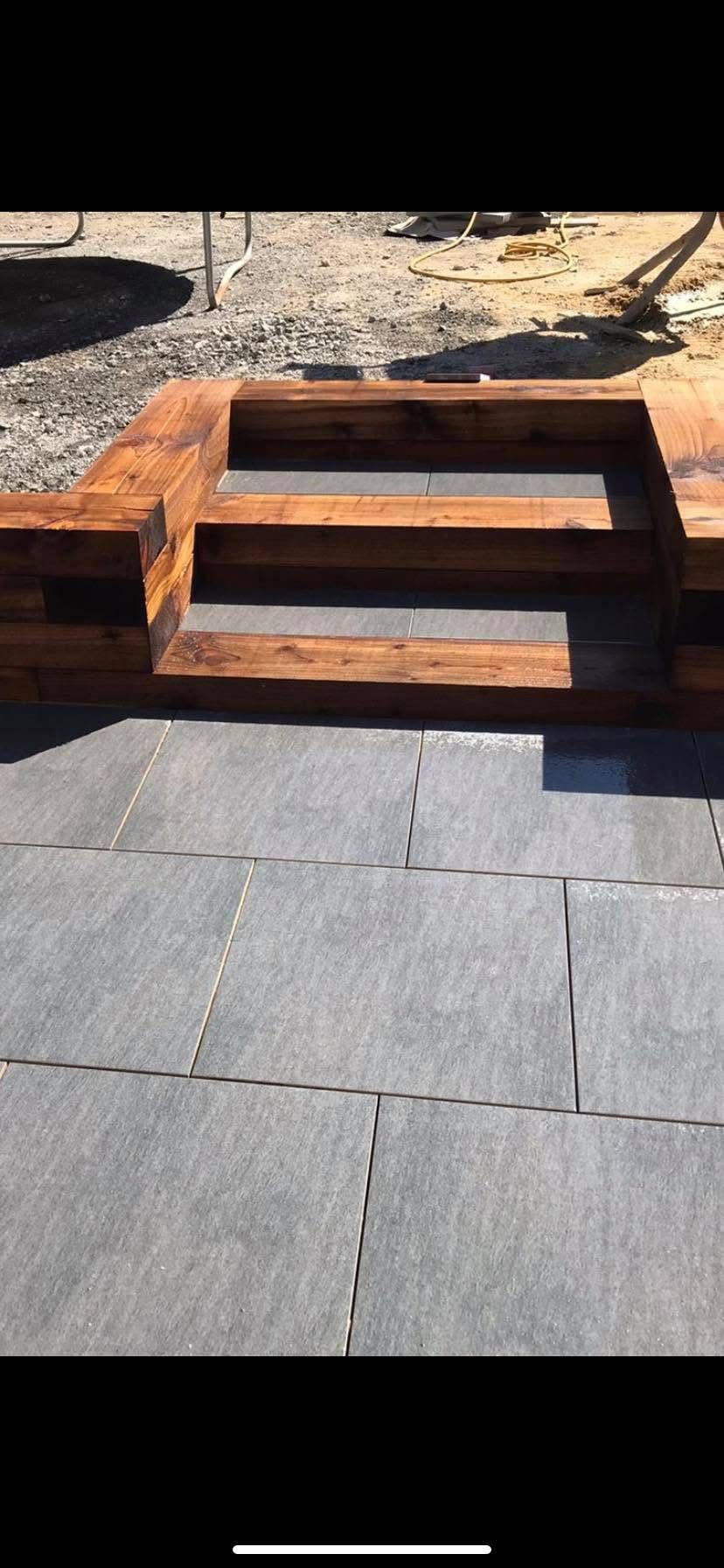Garden landscaping project in Essex by Andy Harragan & Sons