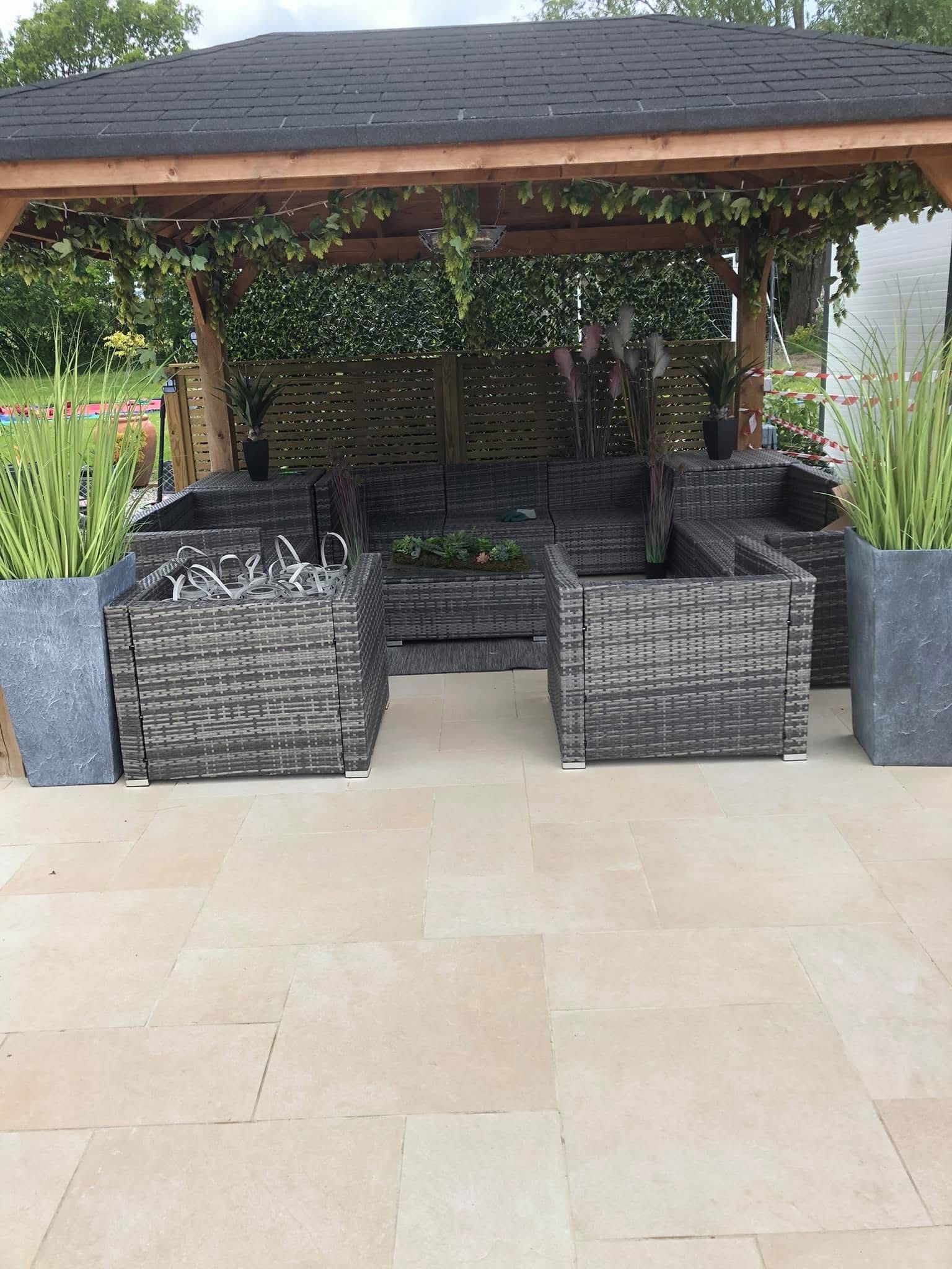 Garden landscaping project in Essex by Andy Harragan & Sons