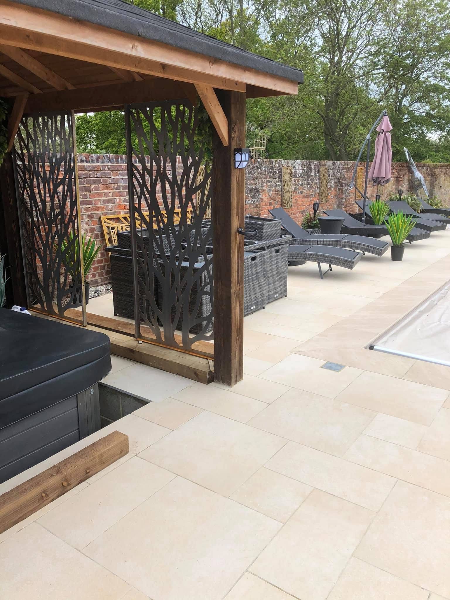 Garden landscaping project in Essex by Andy Harragan & Sons