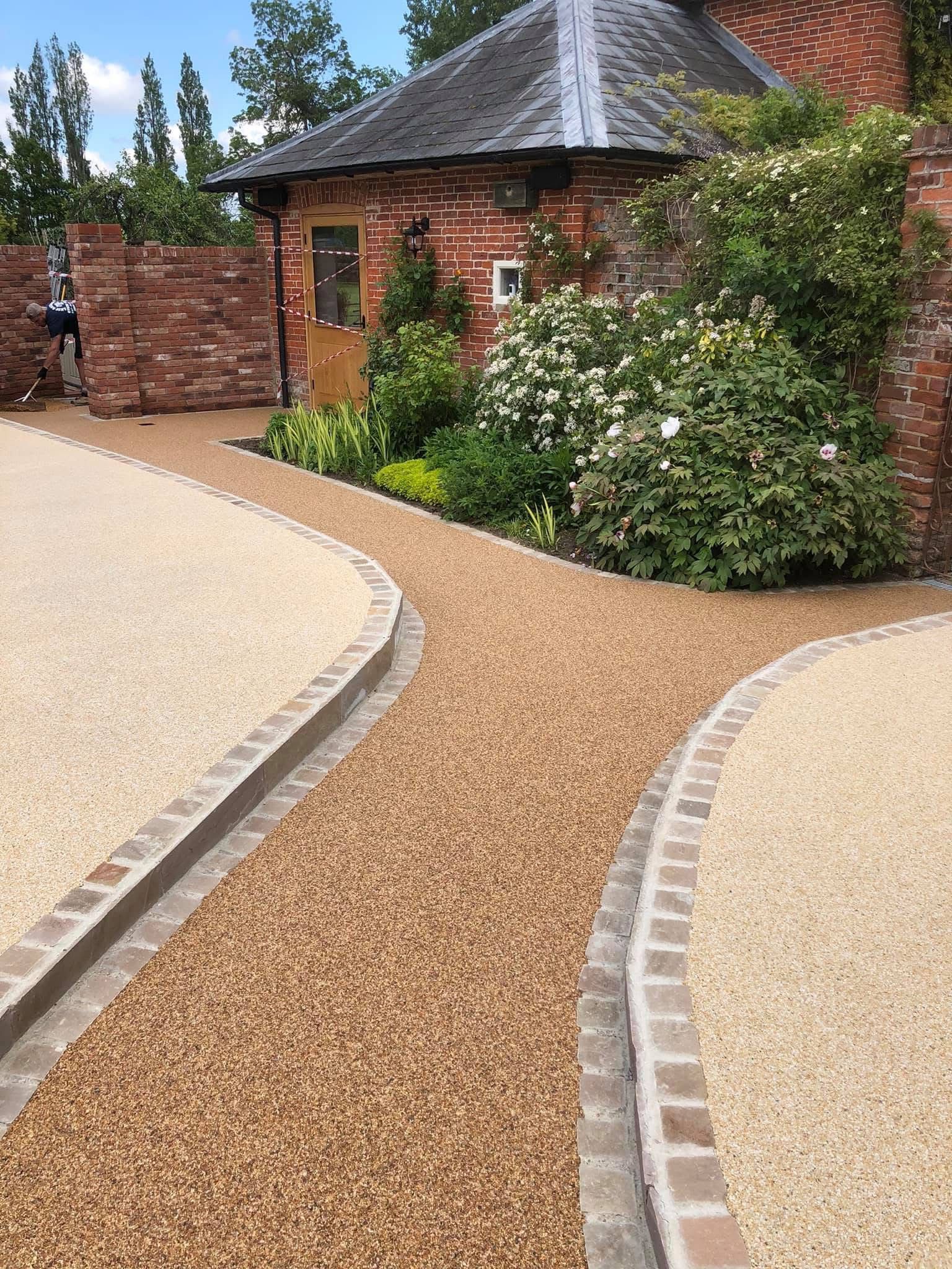 Garden landscaping project in Essex by Andy Harragan & Sons