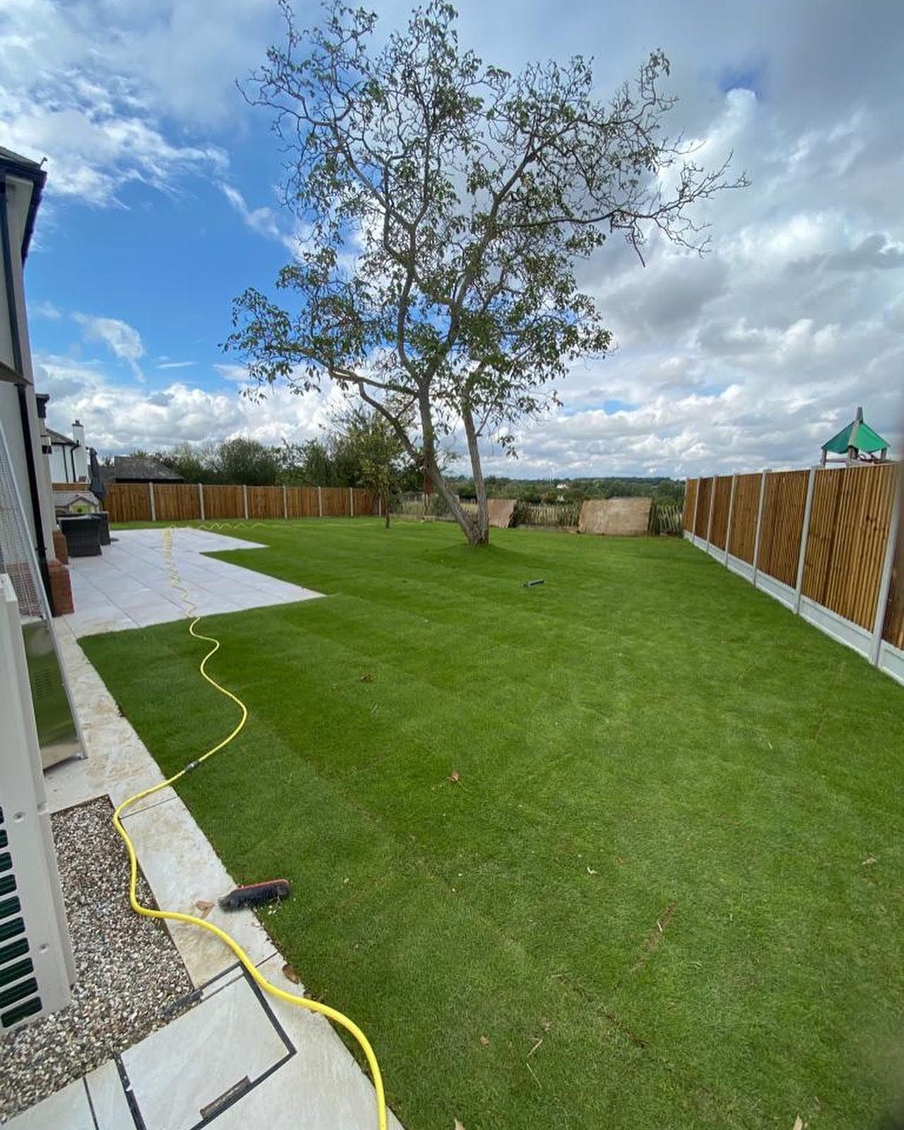 Garden landscaping project in Essex by Andy Harragan & Sons
