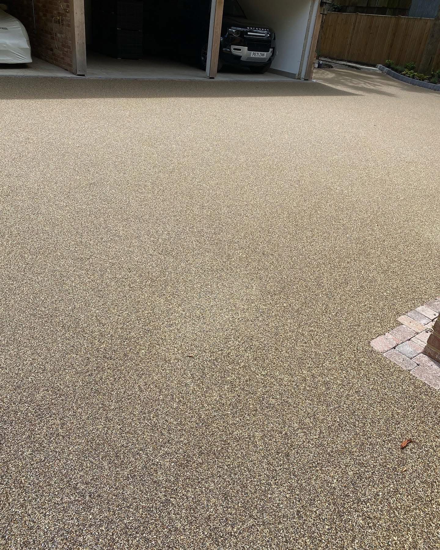 Resin bound gravel driveway installed in Essex by Andy Harragan & Sons