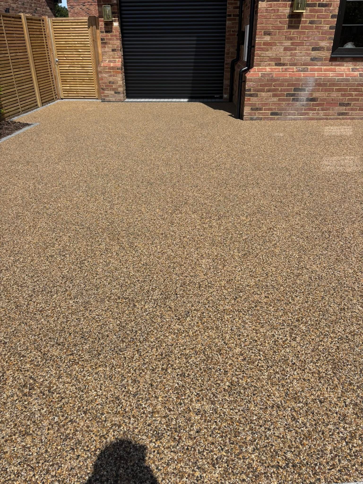 Resin bound gravel driveway installed in Essex by Andy Harragan & Sons