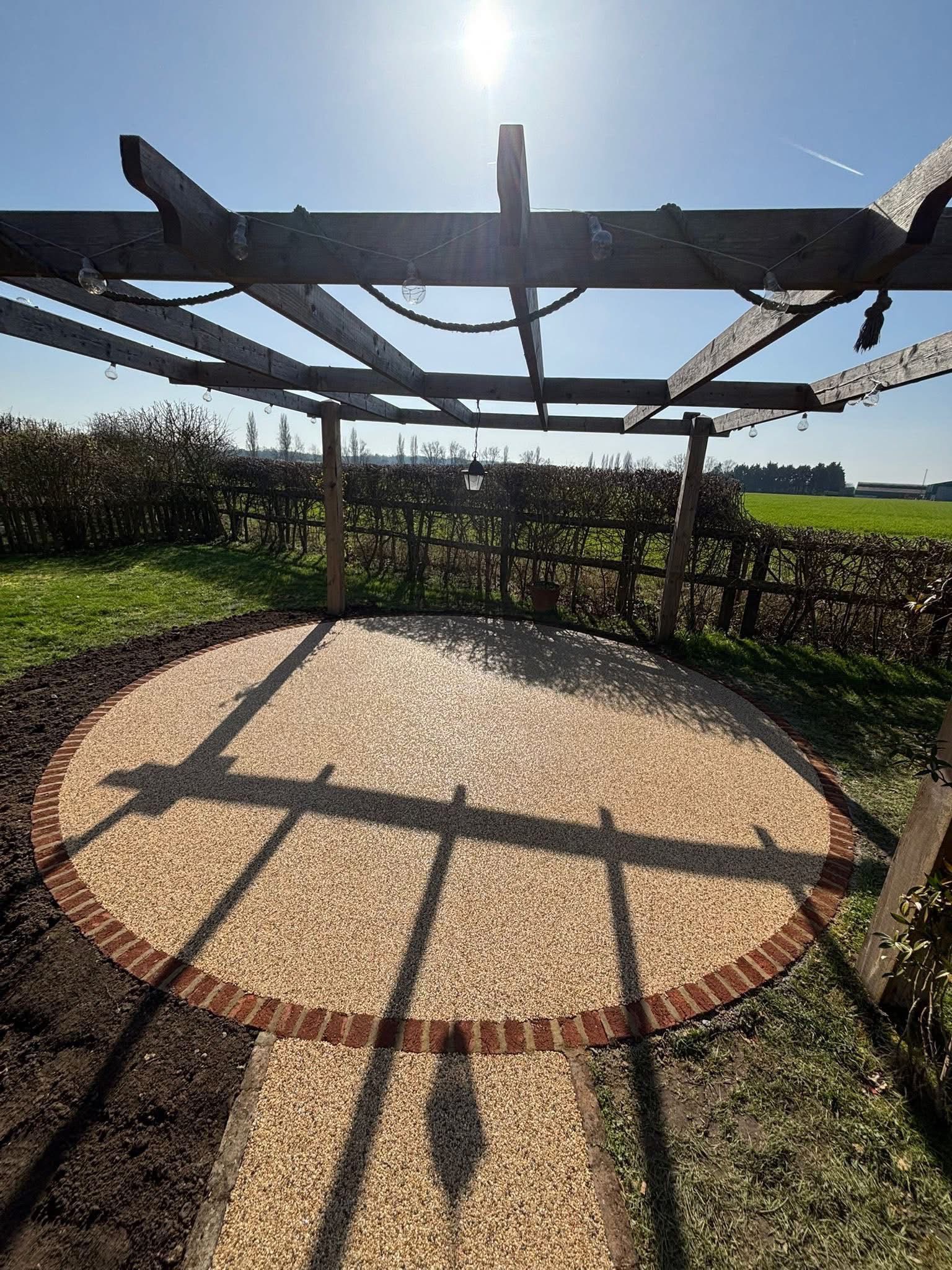 Resin bound gravel driveway installed in Essex by Andy Harragan & Sons