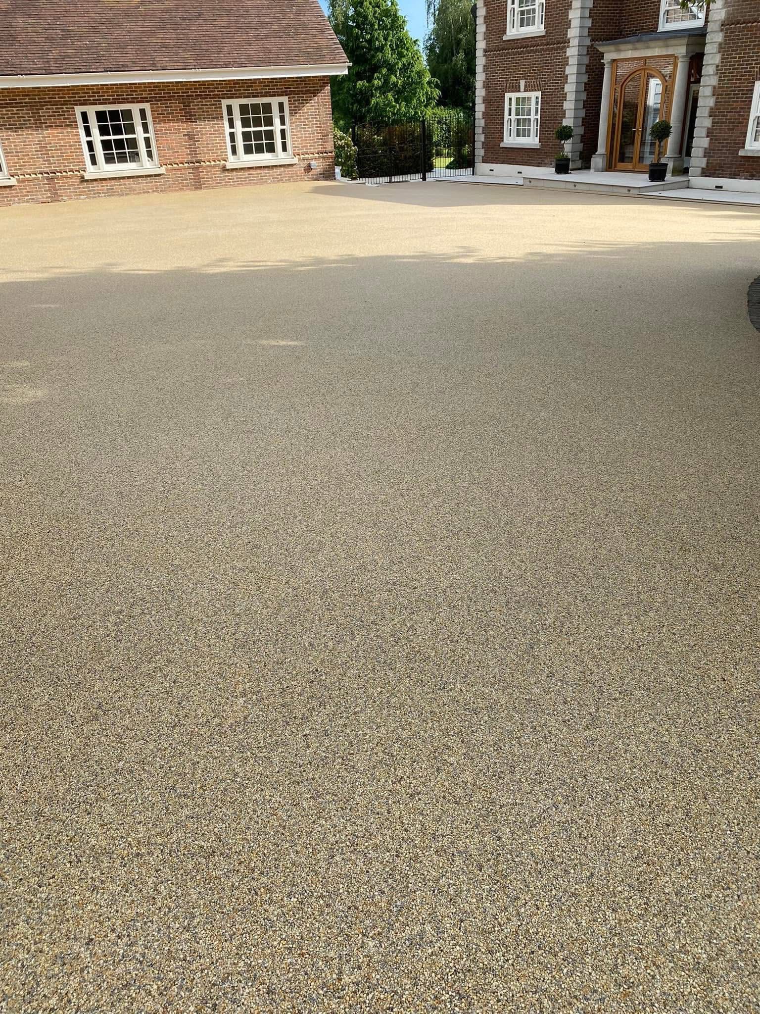 Resin bound gravel driveway installed in Essex by Andy Harragan & Sons