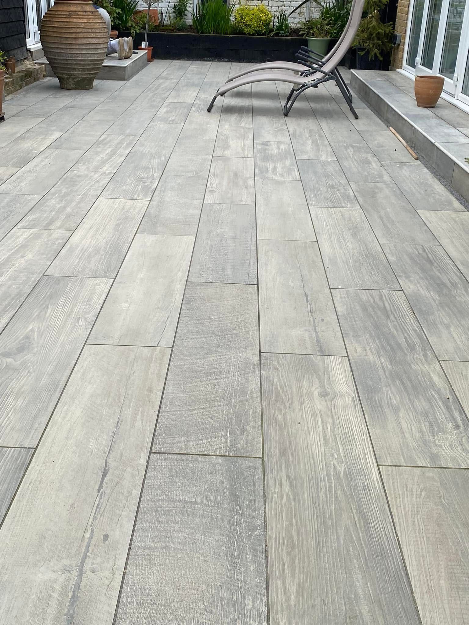 Patio installation in Essex by Andy Harragan & Sons