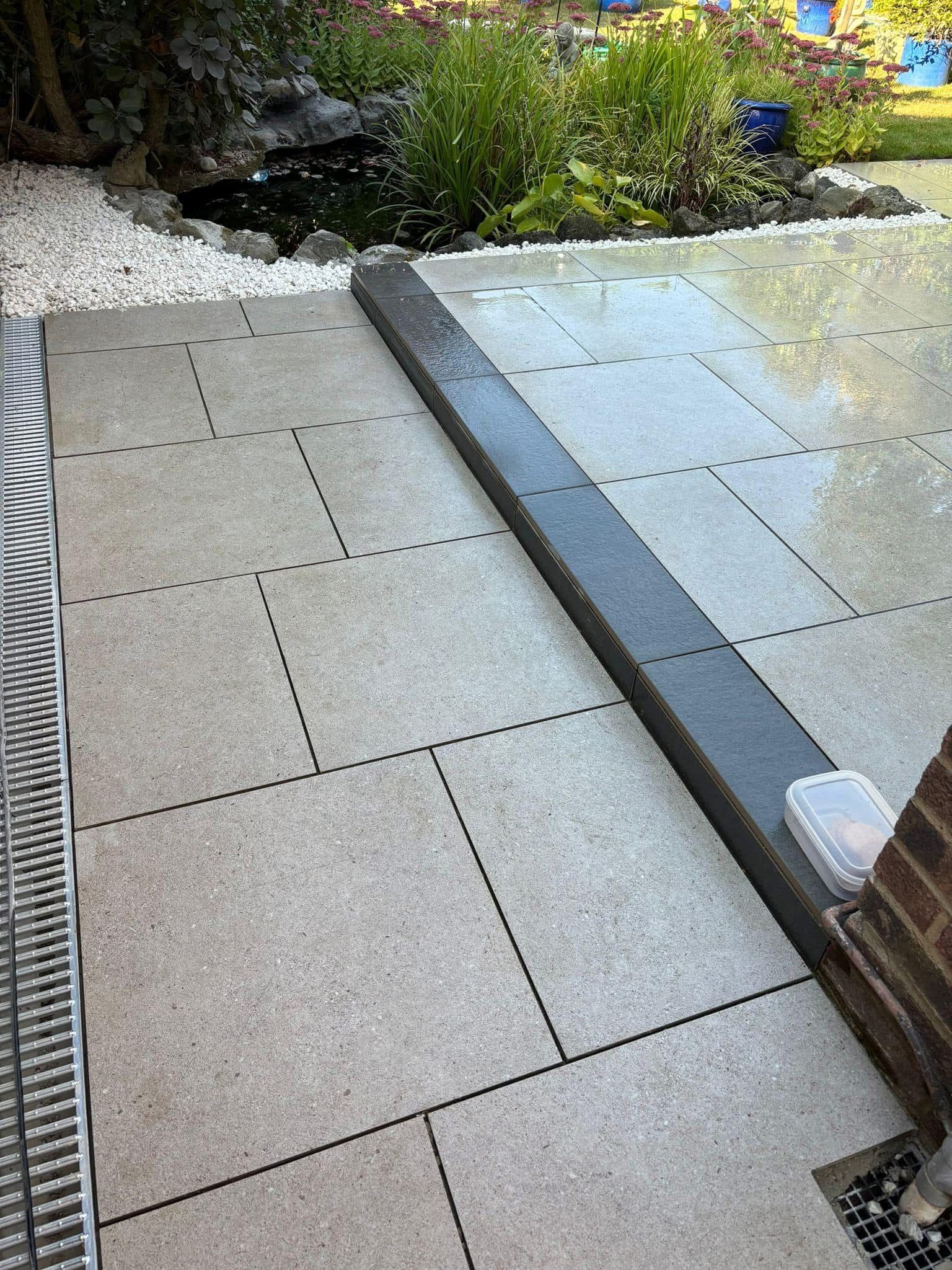 Patio installation in Essex by Andy Harragan & Sons