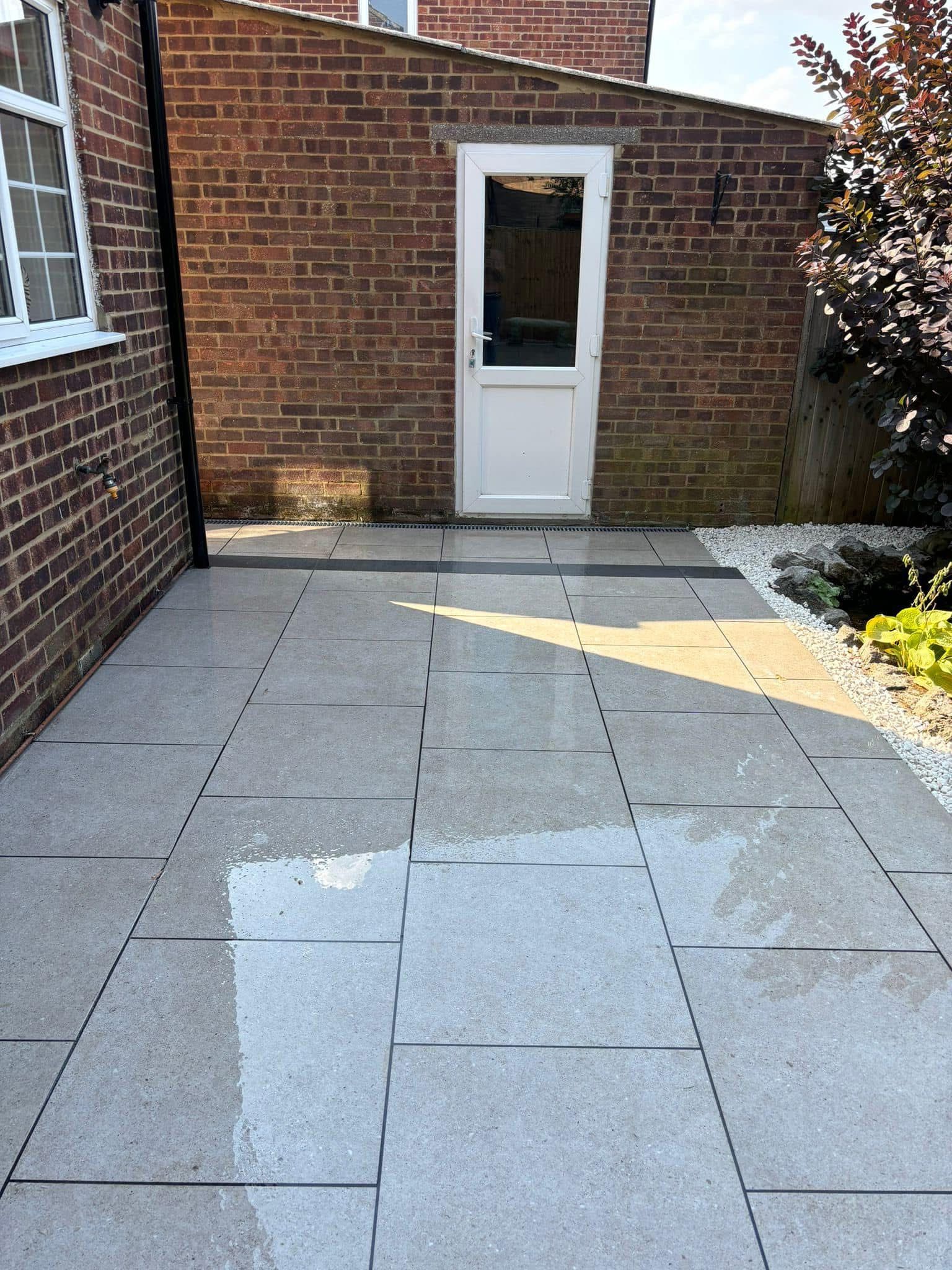 Patio installation in Essex by Andy Harragan & Sons