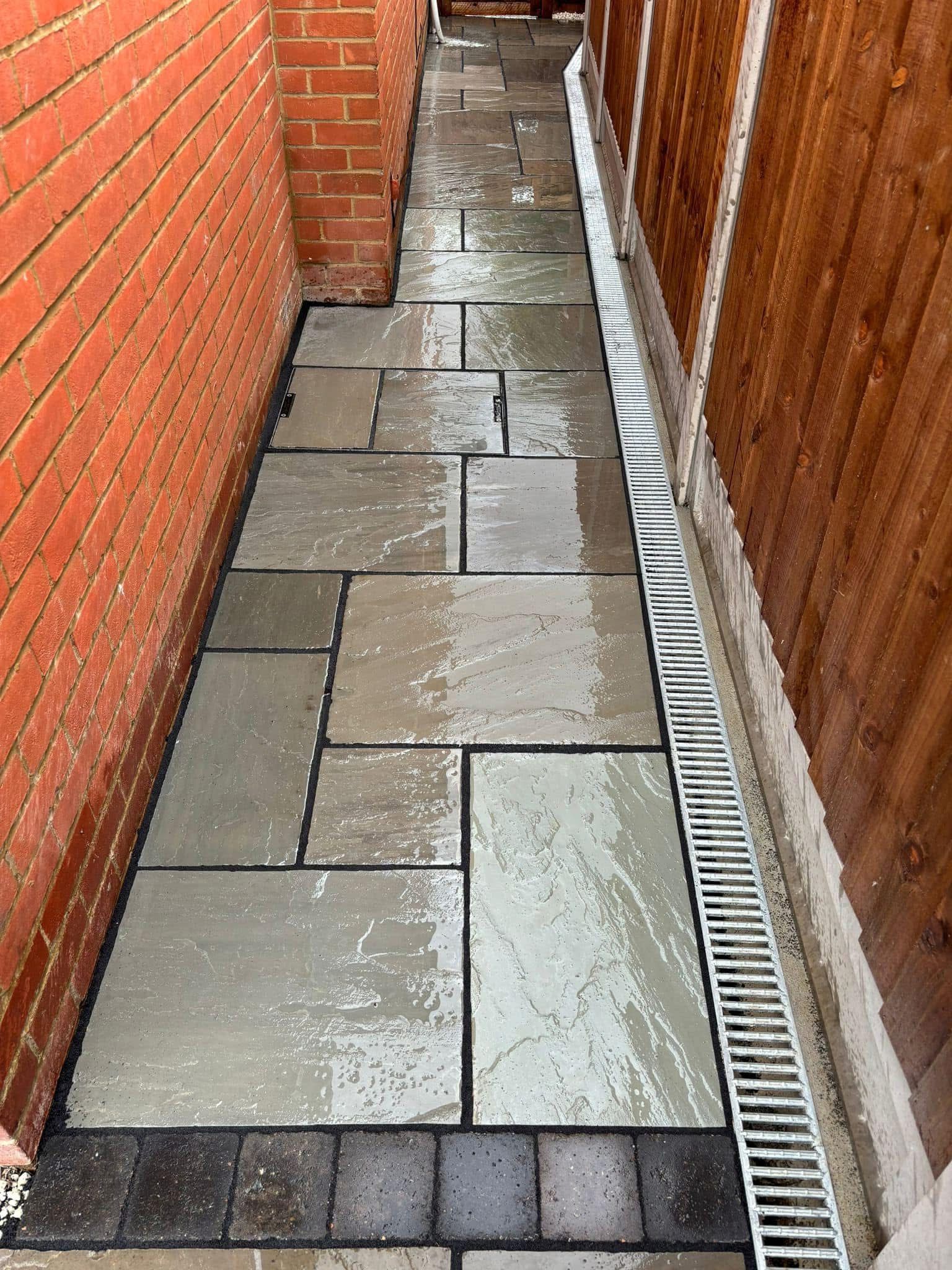 Patio installation in Essex by Andy Harragan & Sons