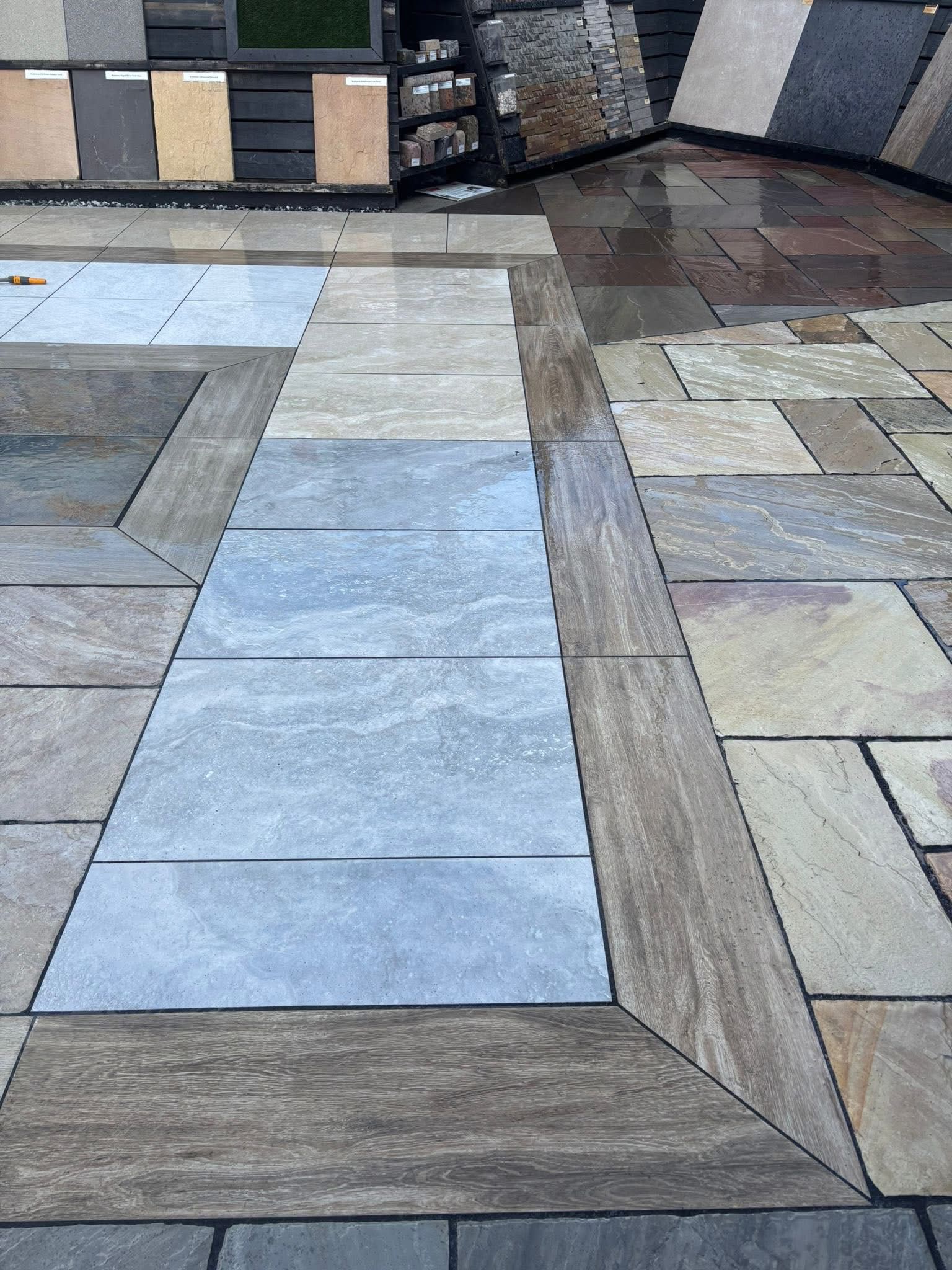 Patio installation in Essex by Andy Harragan & Sons