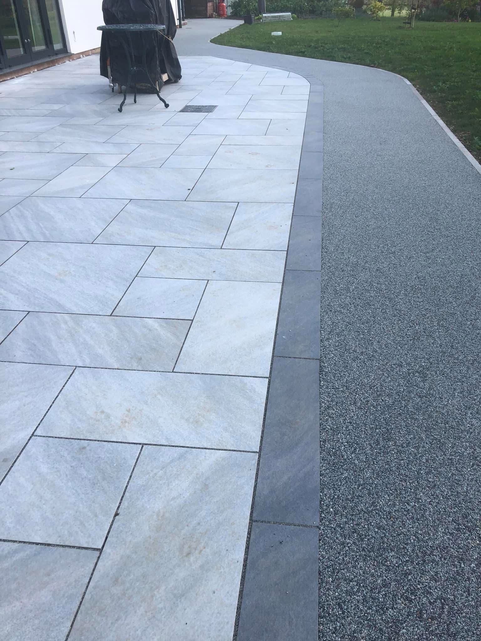 Patio installation in Essex by Andy Harragan & Sons