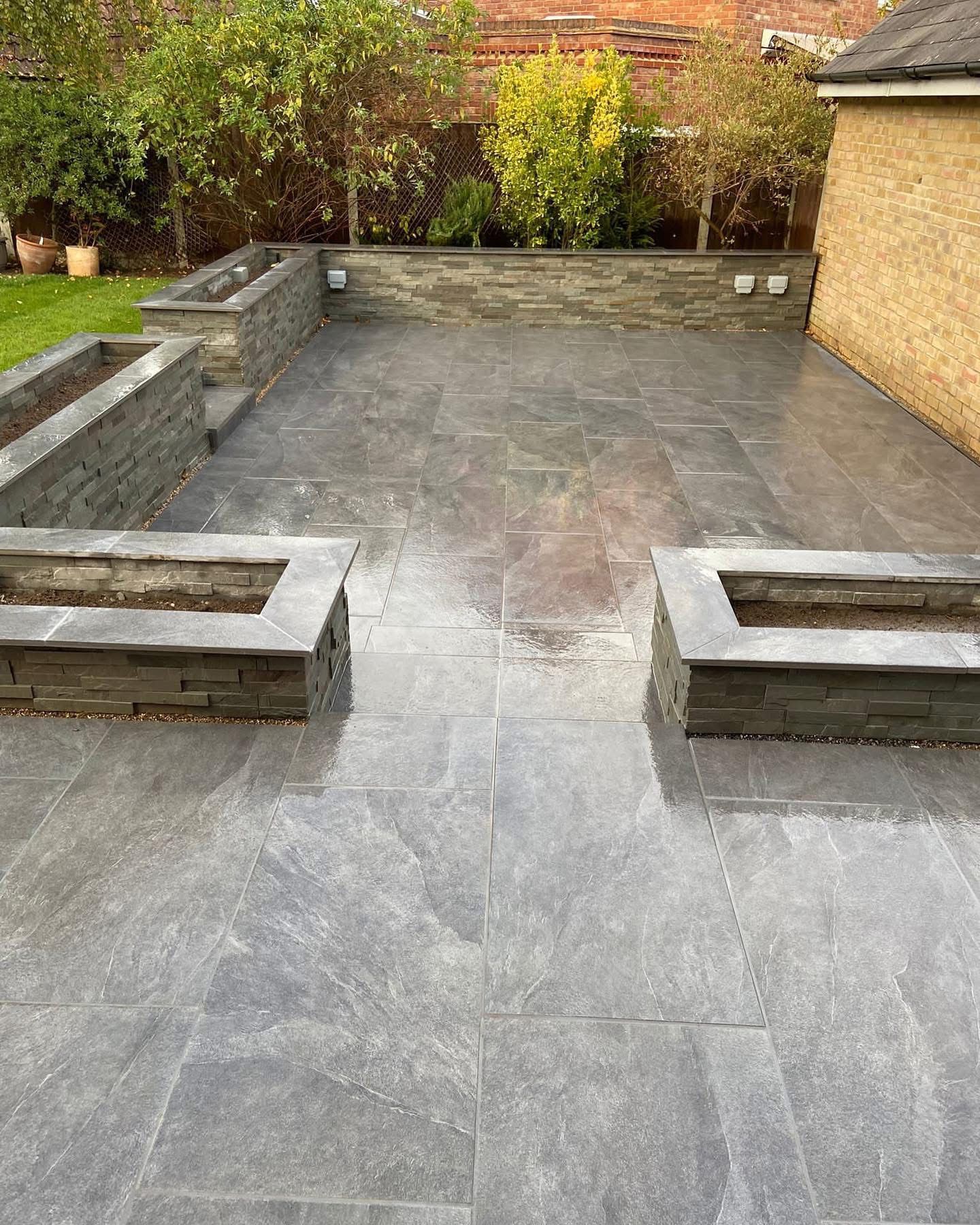 Patio installation in Essex by Andy Harragan & Sons
