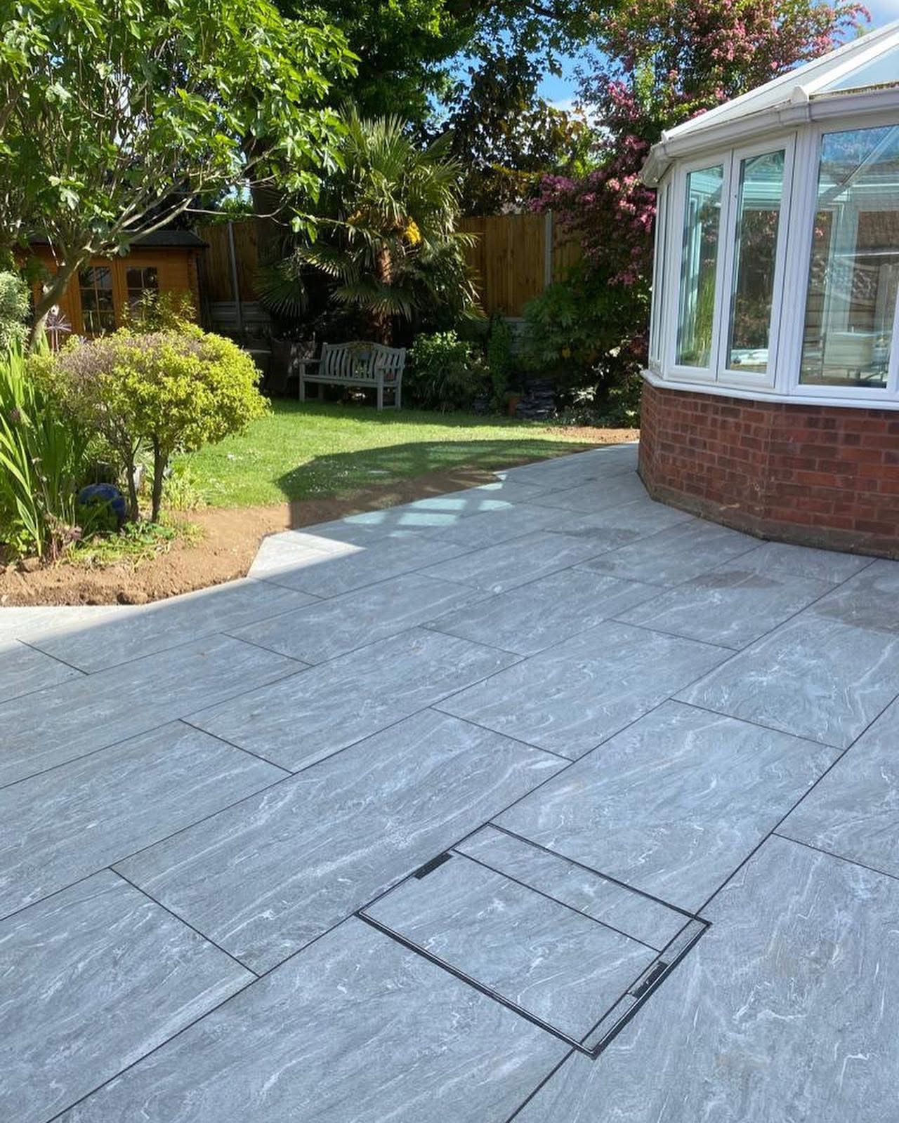 Patio installation in Essex by Andy Harragan & Sons