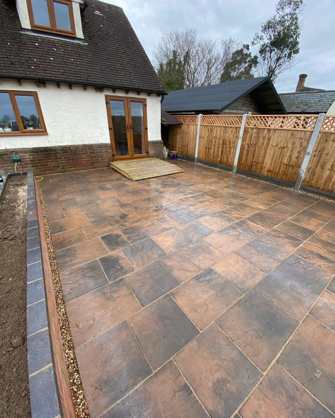 Patio installation in Essex by Andy Harragan & Sons