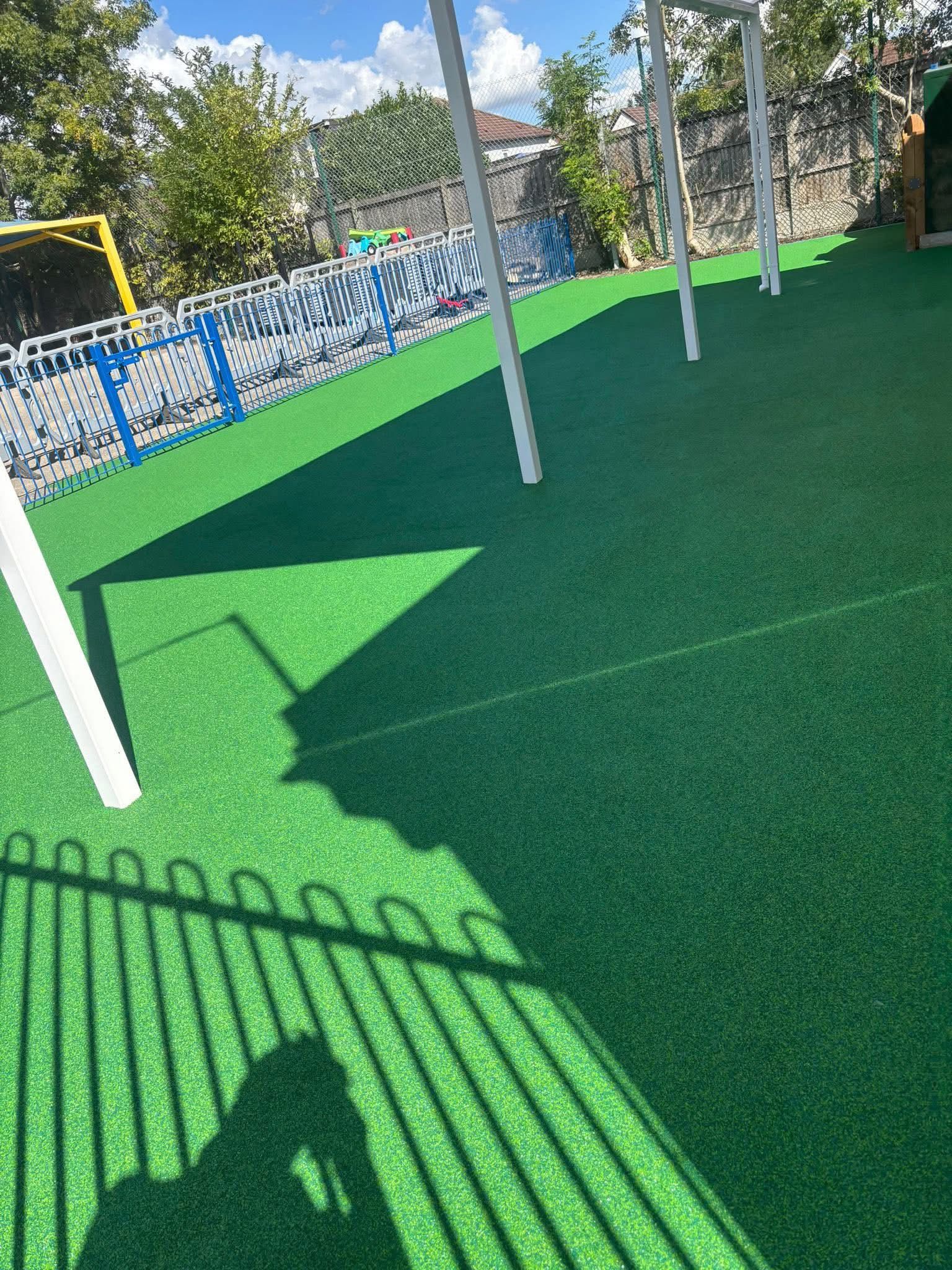 Rubber crumb safety surfacing installed in Essex by Andy Harragan & Sons